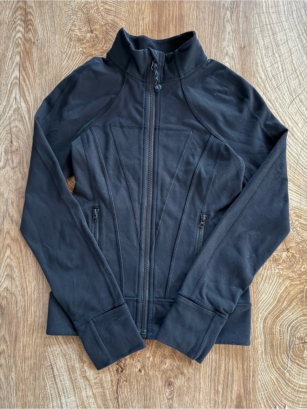 Ivivva by Lululemon | Black Full Zip Define Style Athletic Jacket | Girls 7
